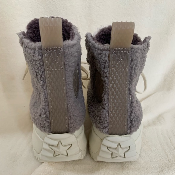 *NEW* Converse Run Star Hike Sherpa Sneakers - Picture 11 of 12